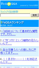 フレッシュアイQ&Aモバイル